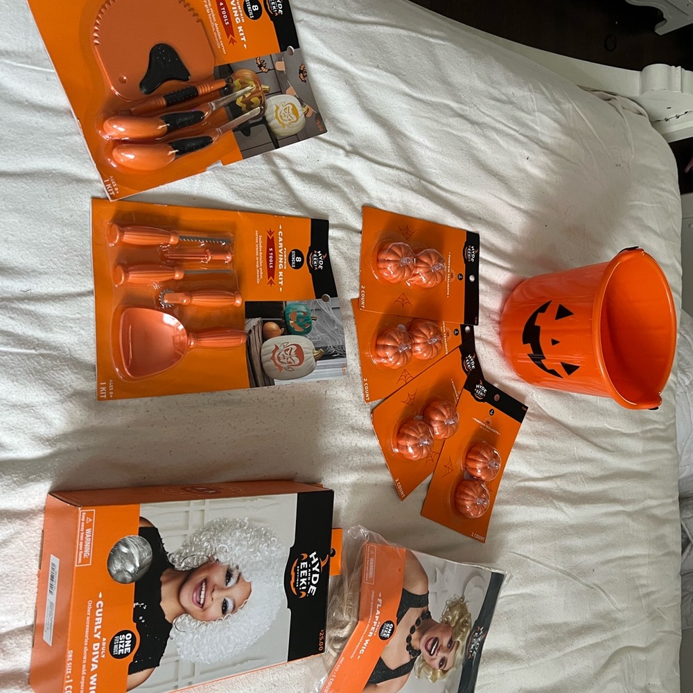 Halloween Pumpkin Decor Set